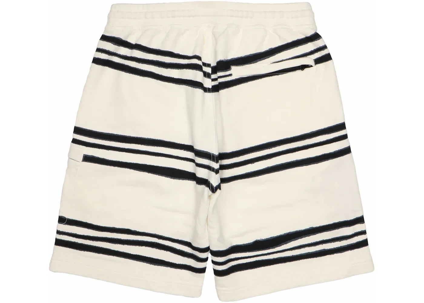 Мужские шорты с принтом Supreme Stone Island Warp Stripe Sweatshort, White — фото 2