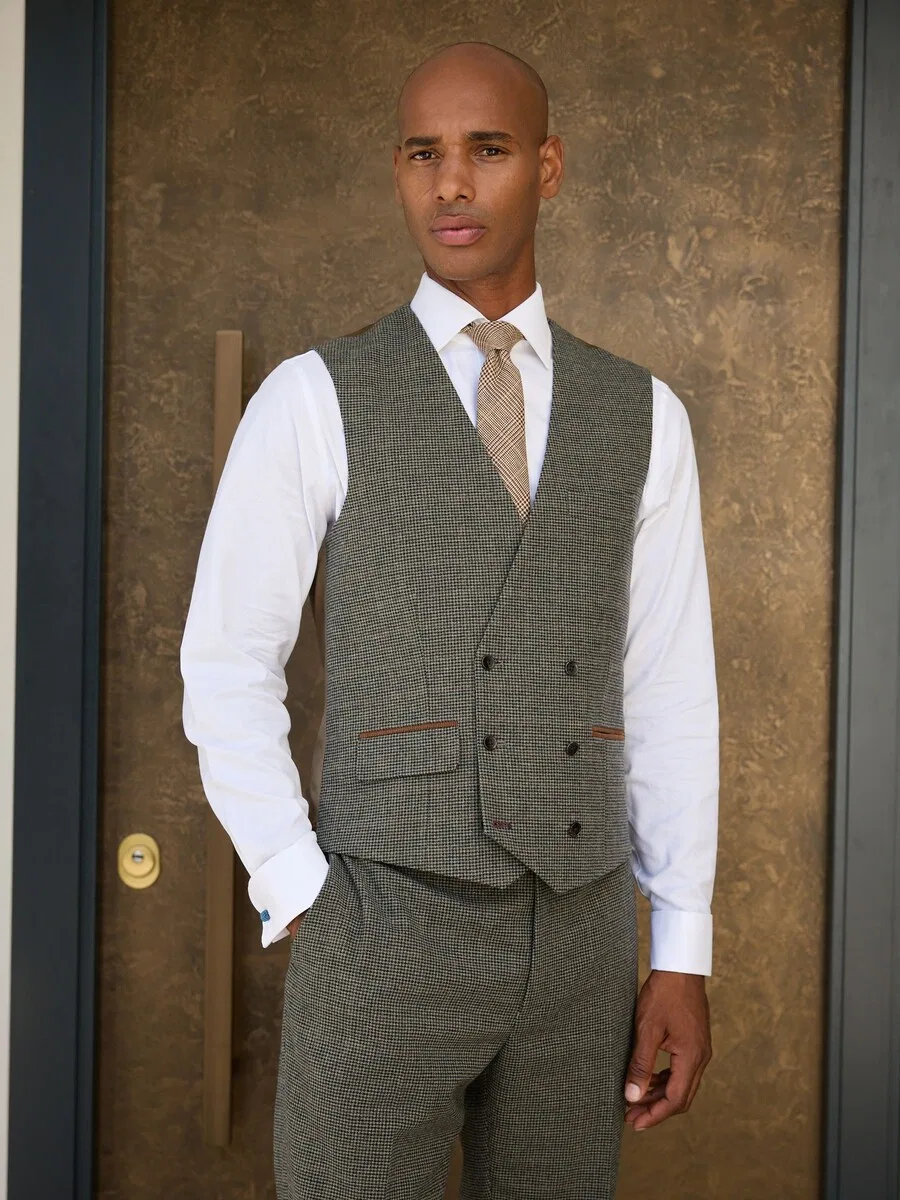 Жилет Next Suit Vest цвета хаки — фото 2