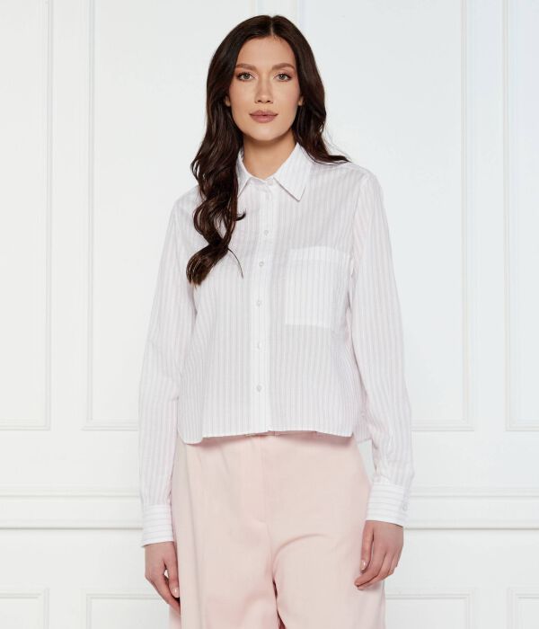 

Рубашка briella_monday Cropped fit Boss, коричневый