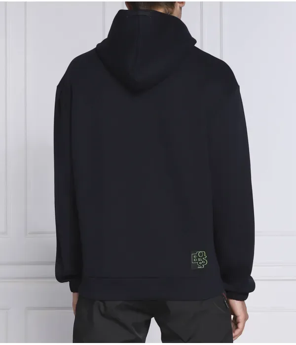 Промокшая толстовка regular fit Boss Green, темно-синий — фото 4