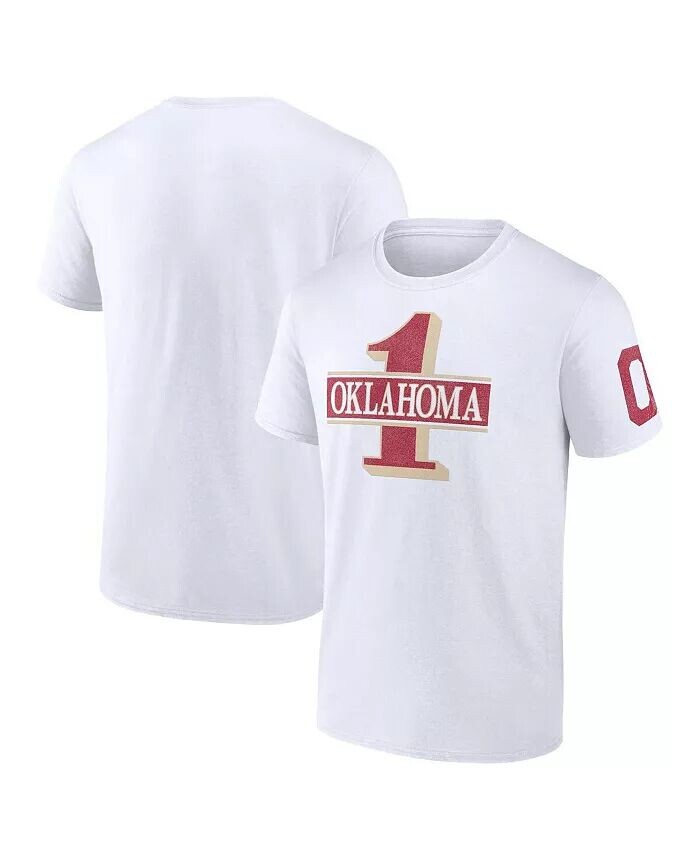 

Мужская белая футболка Oklahoma Early One Fan Fanatics