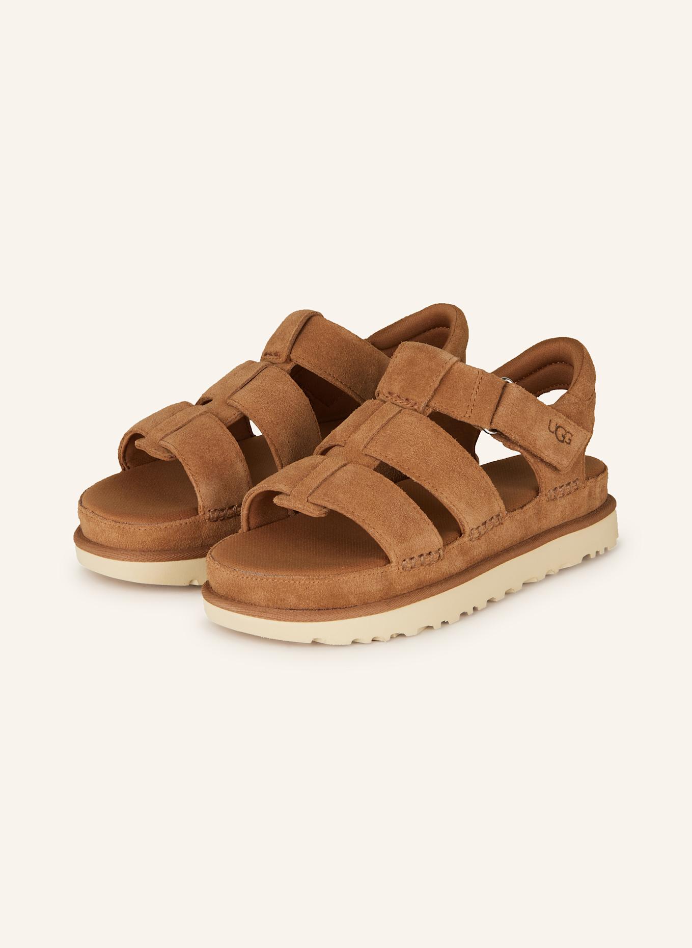 Сандалии Goldenstar Ugg, коричневый