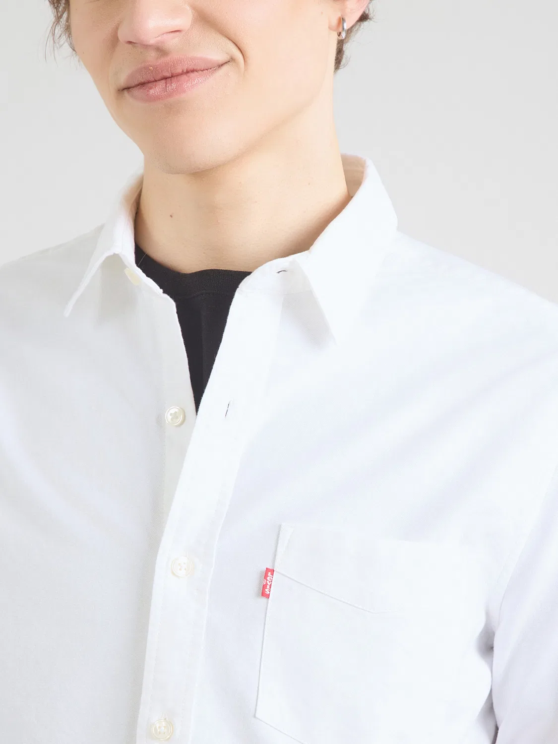 Рубашка на пуговицах стандартного кроя Levi'S , White — фото 2