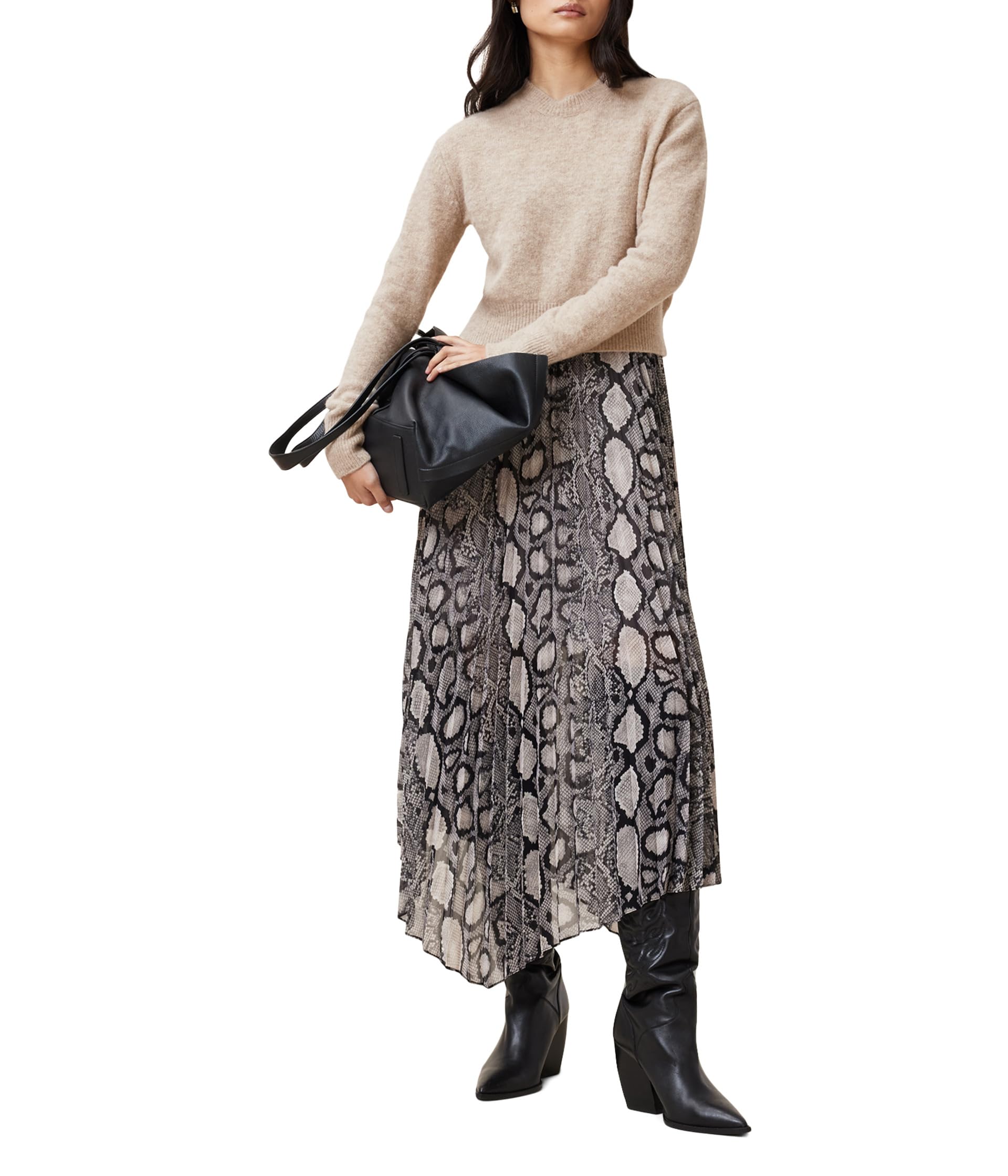 

Платье AllSaints Donatella Dress, цвет Flow Ecru White
