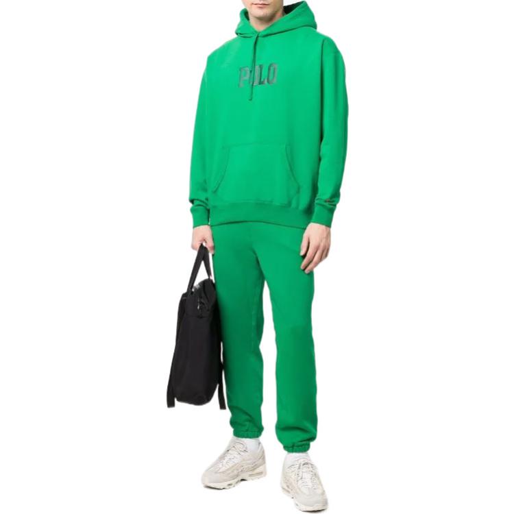 Polo Ralph Lauren Весенне-летняя коллекция 2022 Вязаные спортивные штаны Мужские Green — фото 4