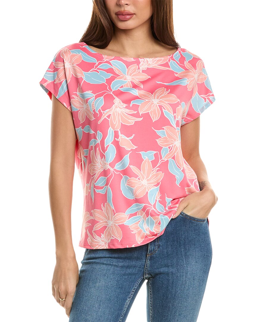 

Бобо Батер Топ с открытыми плечами и рукавом долман Bobeau, розовый