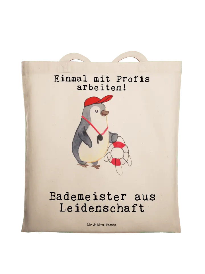 

Сумка для переноски Mr & Mrs Panda Bademeister Leidenschaft, кремовый