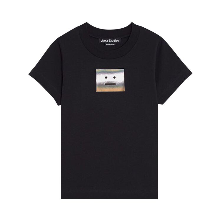 

Футболка Acne Studios Kids Logo T-Shirt Black, черный