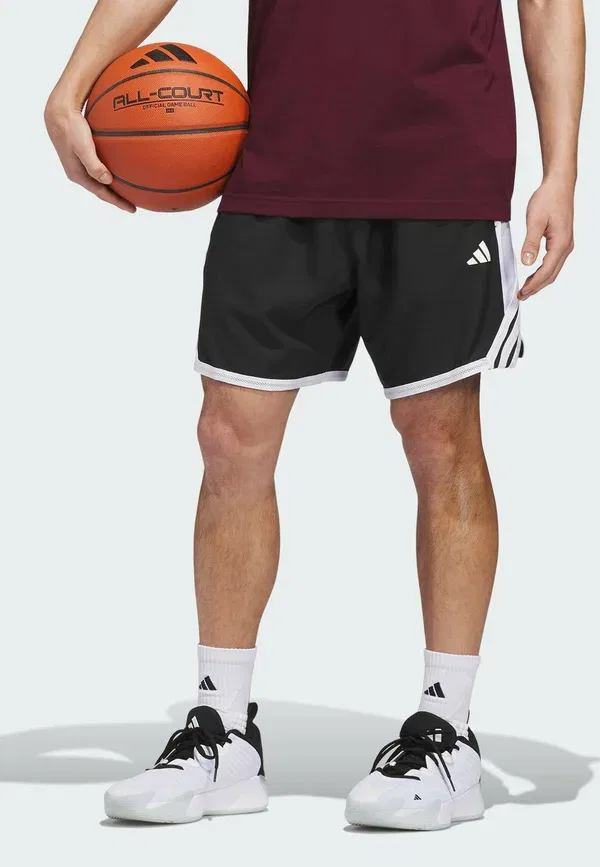 Шорты спортивные короткие Crazylite Adidas Performance, черно-белый