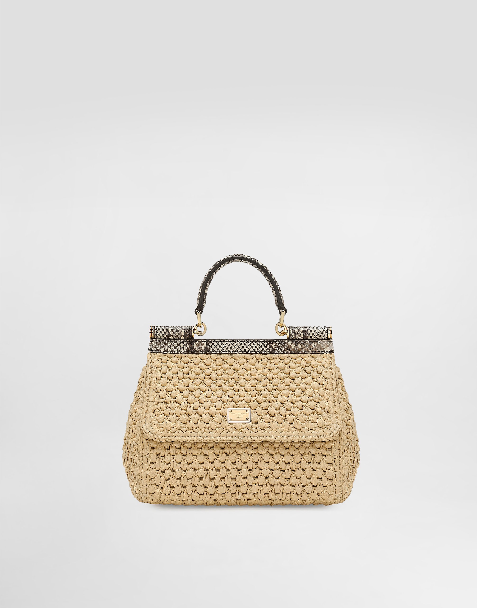 

Сумка sicily среднего размера Dolce & Gabbana, нейтральный