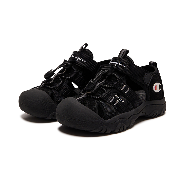 Champion Kids Дышащие детские сандалии Champion, черные, для детей от 3 до 7 лет — фото 2