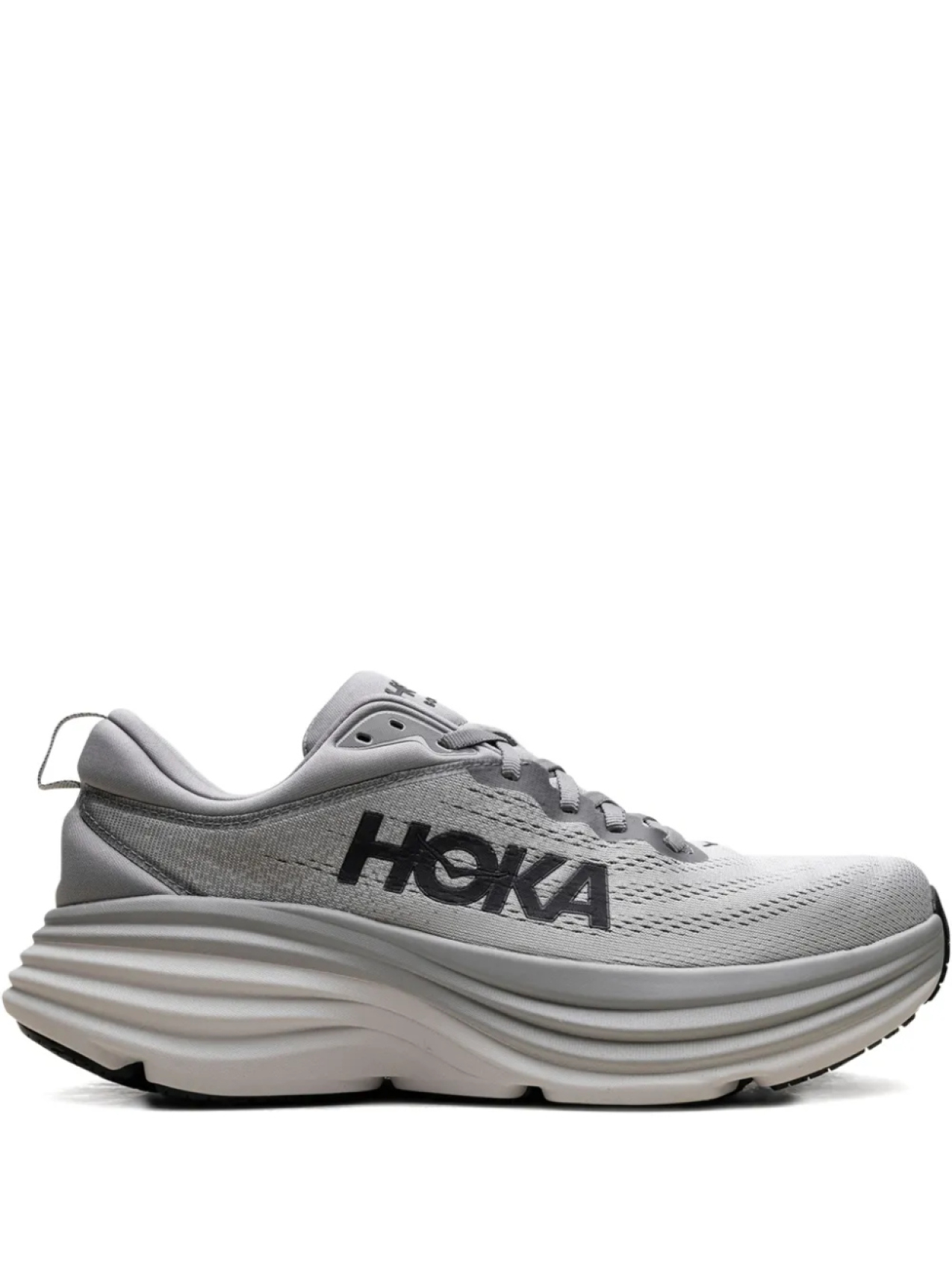 

Кроссовки с логотипом HOKA, серый