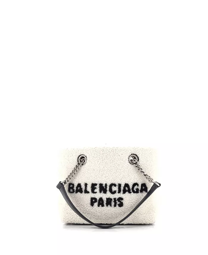

Маленькая сумка-тоут Duty Free из овчины Pre-Owned Balenciaga, белый