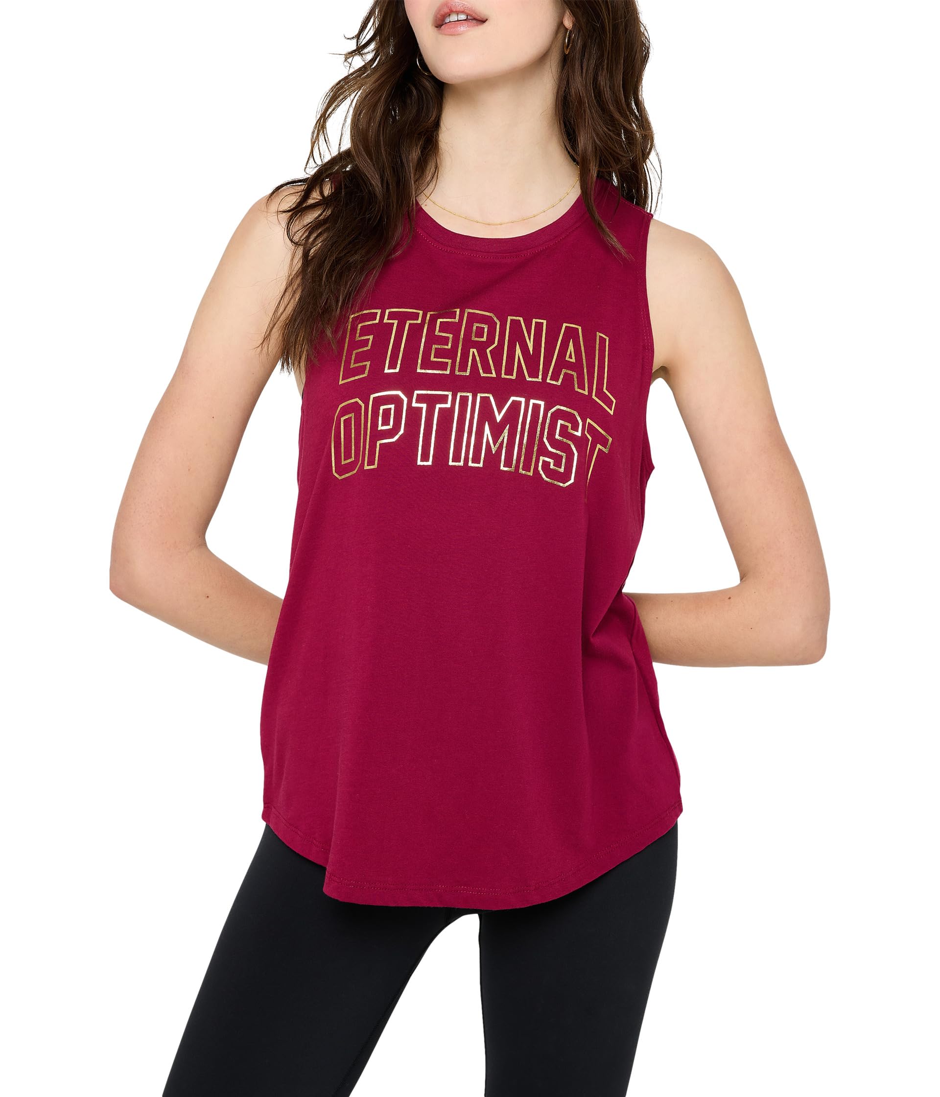 

Топ Spiritual Gangster Spiritual Optimist Jade Tank, цвет Poppy