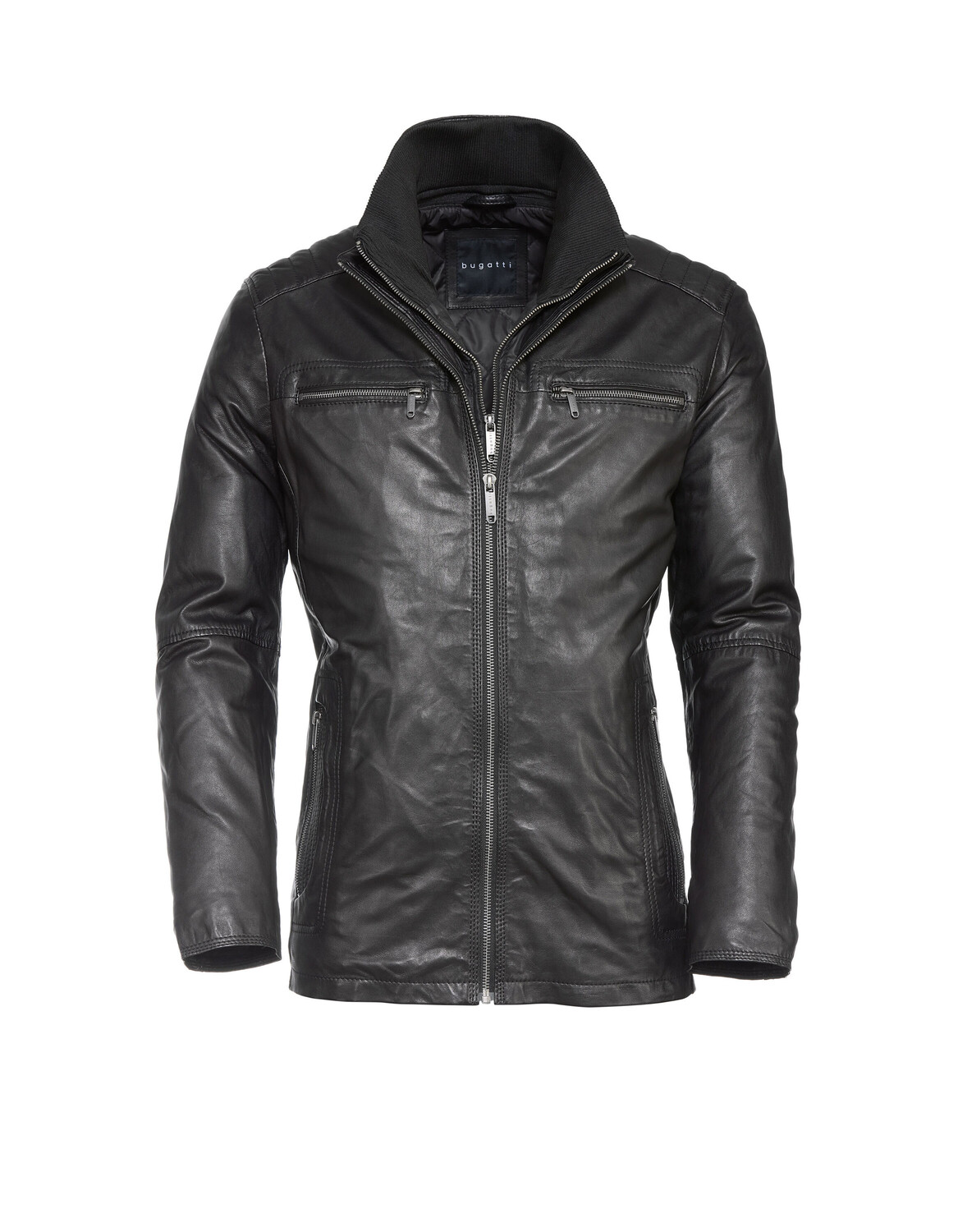 

Кожаная куртка Bugatti Tiziano, черный