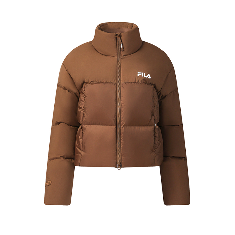 

FILA Оригинальная пуховая куртка женская, Mulan Brown