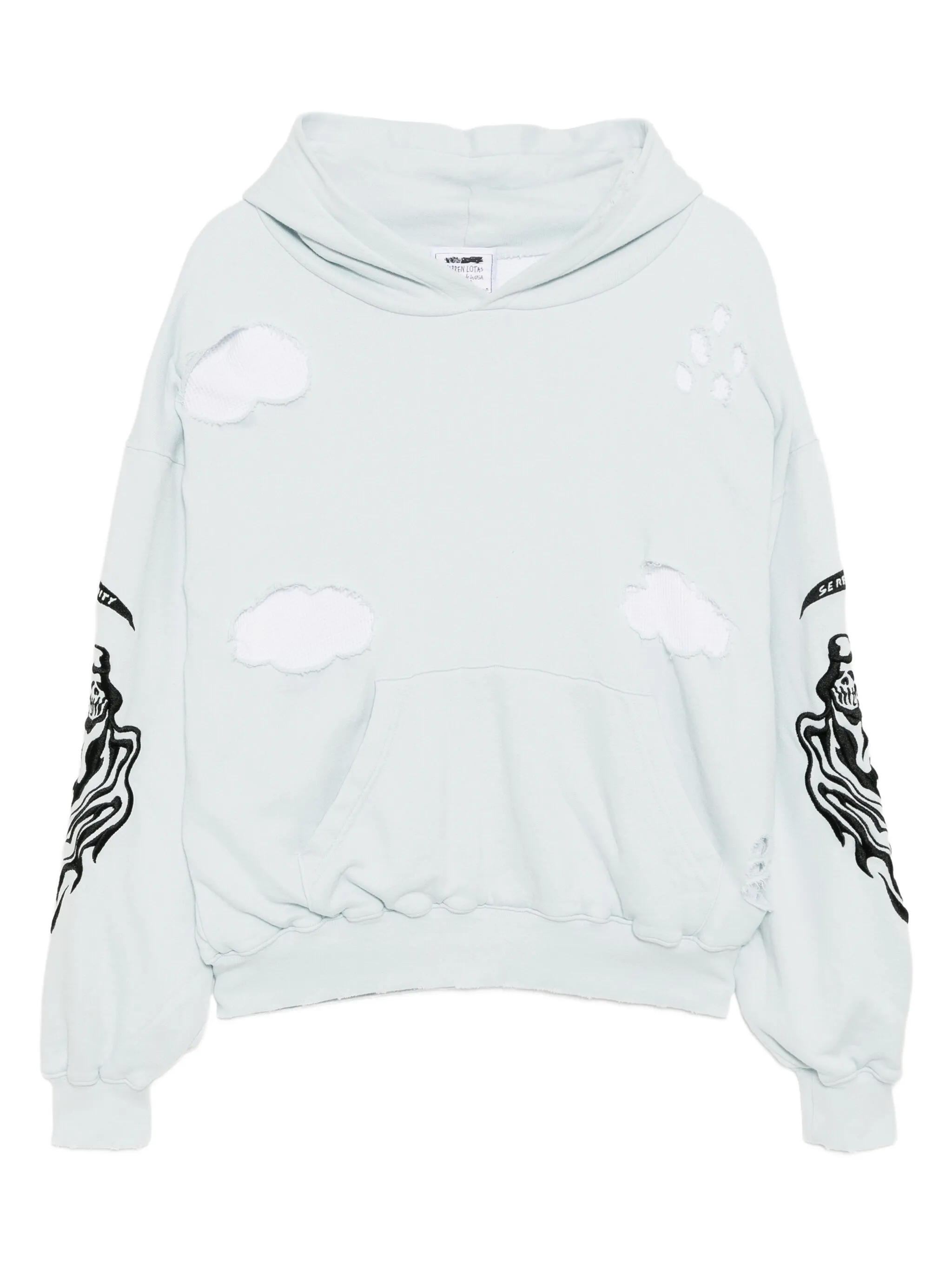 

Худи с вышивкой Warren Lotas, синий