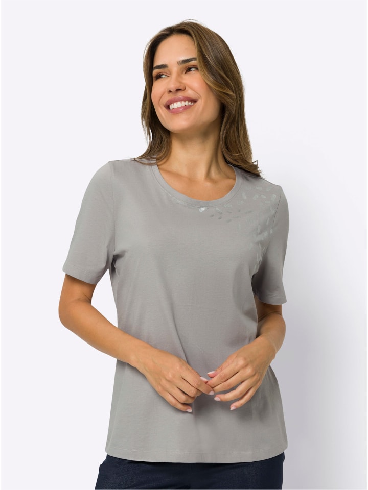 

Футболка Sieh an!, каменно-серый