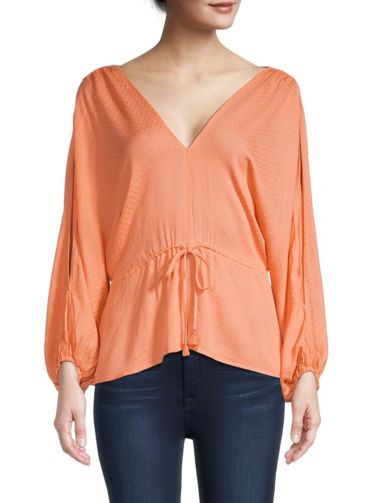 

Топ с разрезами на рукавах и кулиской Lovestitch, цвет Sorbet