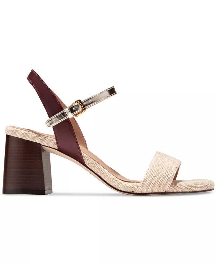 Женские босоножки Josie на устойчивом каблуке Cole Haan, красный — фото 2