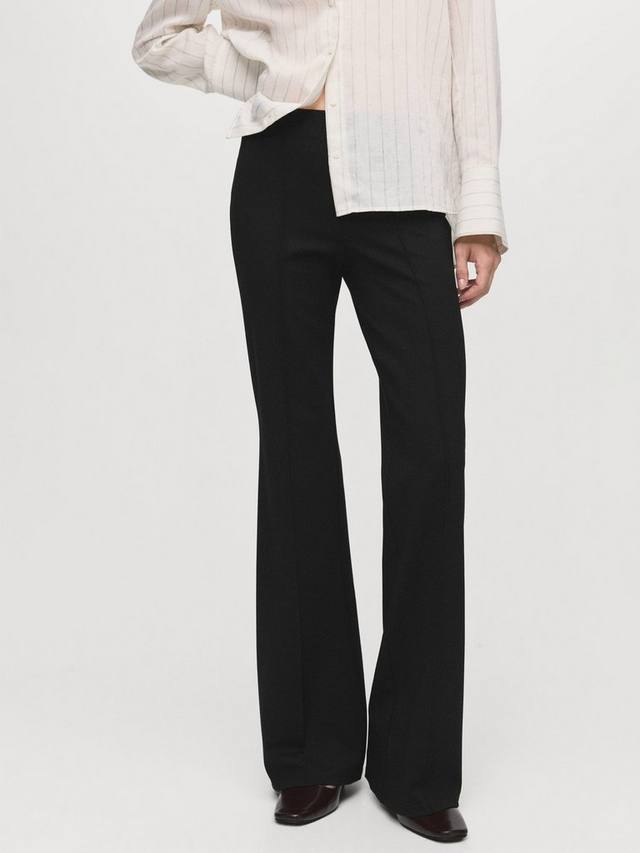 

Леггинсы Delfi с рельефными швами Mango, Black