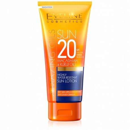 

EVELINE HIGHLY WATERPROOF TANNING LOTION SPF 20, ОБЪЕМ 200 МЛ