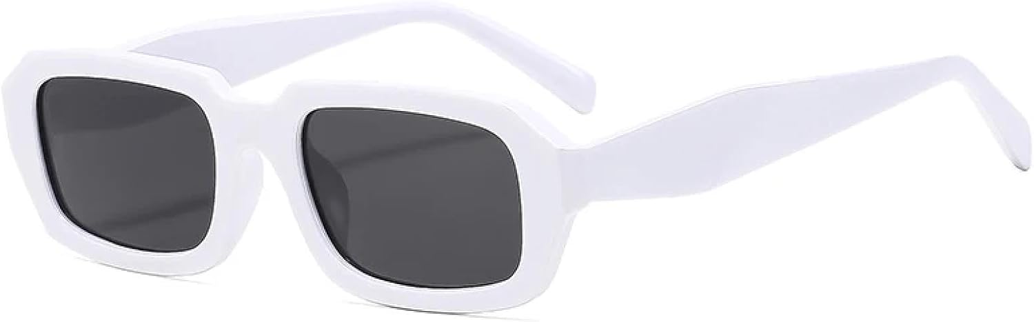 

Классические винтажные солнцезащитные очки для женщин и мужчин. Модные, роскошные, для активного отдыха и вождения. Солнцезащитные очки с защитой от УФ-излучения UV400 TKKTLLT, White Gray