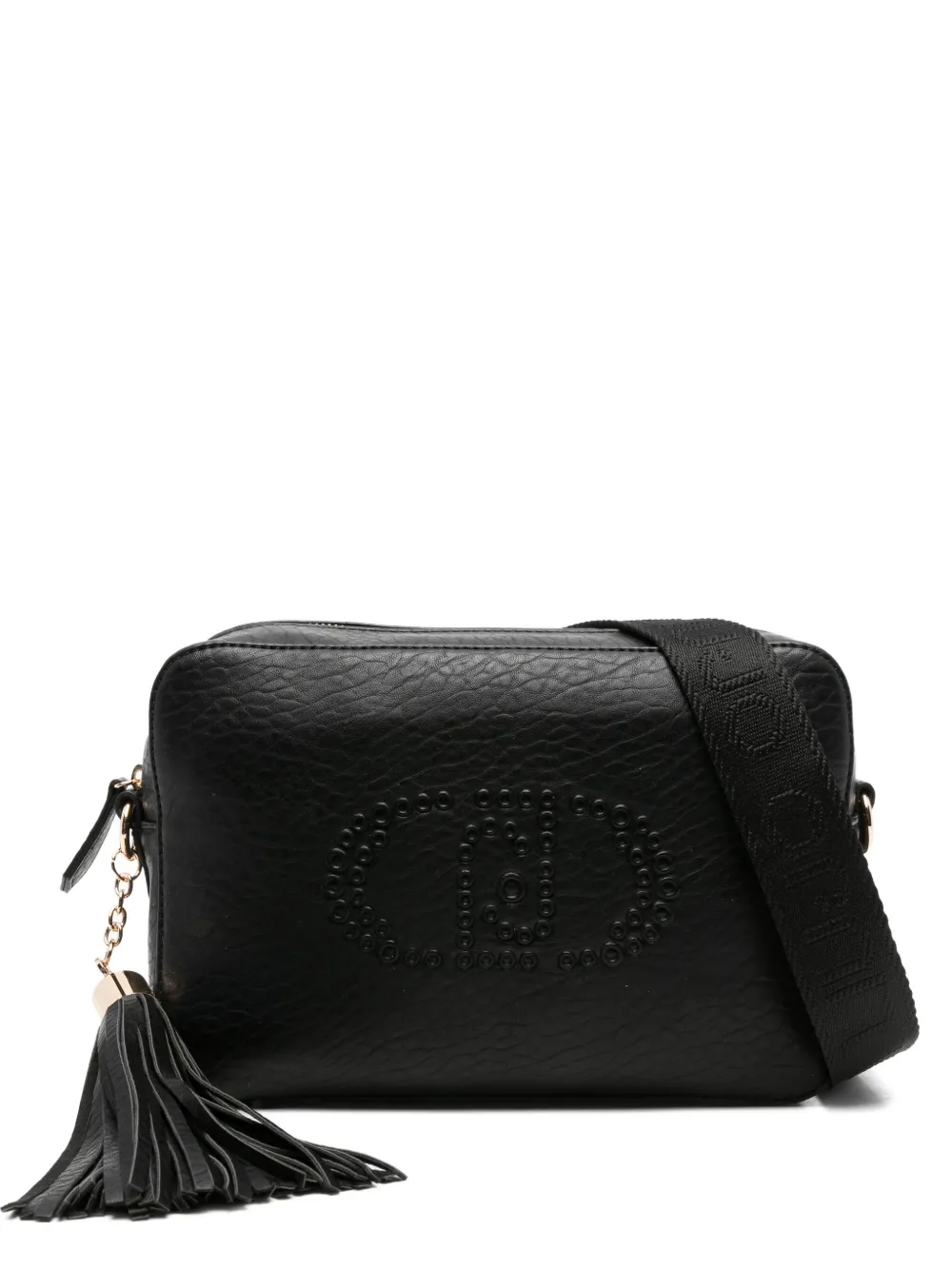 

Сумка-тоут с тисненым логотипом Liu Jo, черный