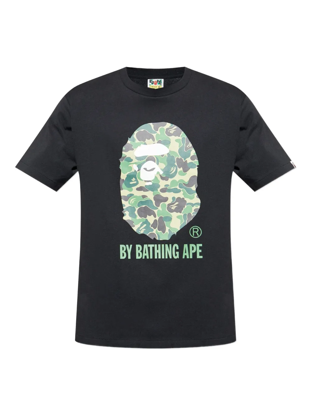 

Футболка с камуфляжным принтом A BATHING APE, черный