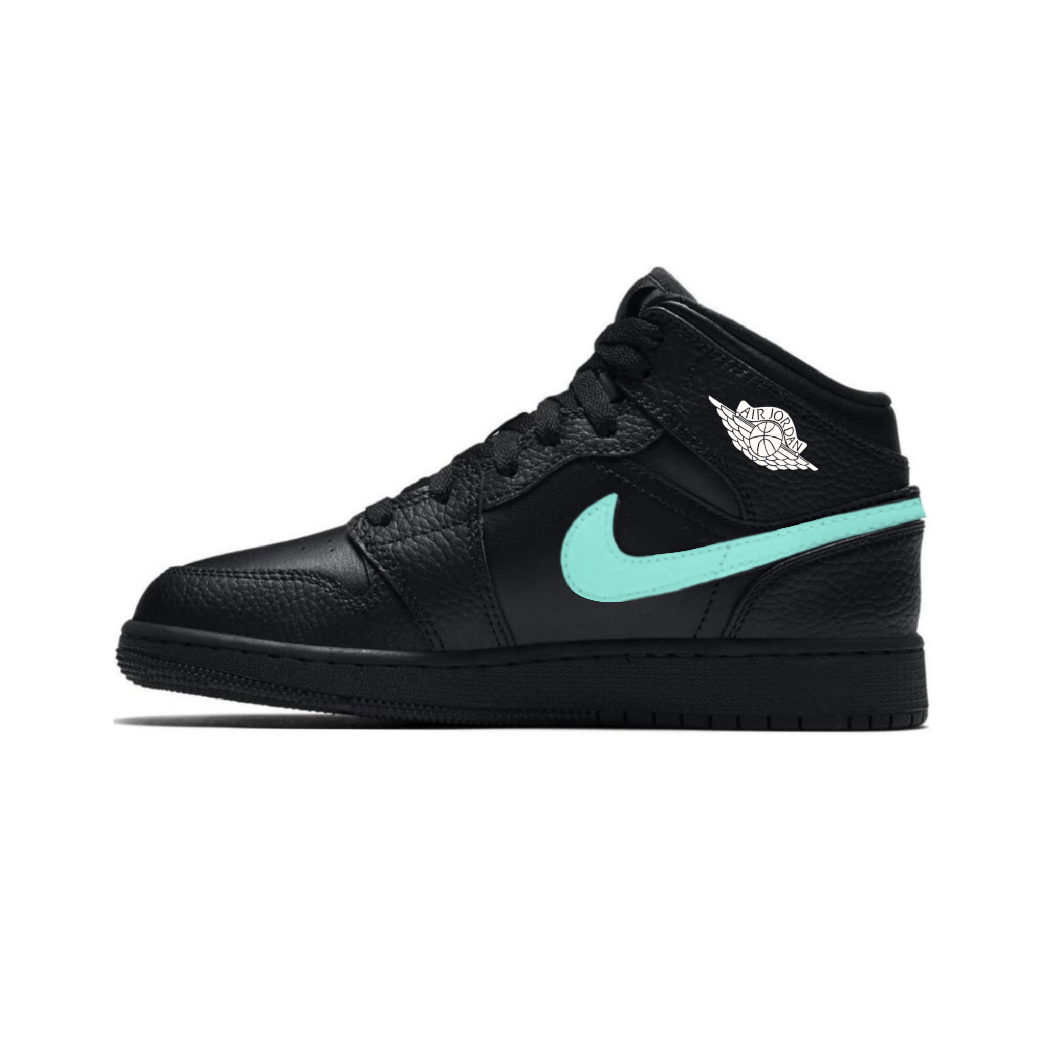 

Баскетбольные кроссовки Air 1 Cushioning Mid Top для детей и подростков Jordan, изумрудный