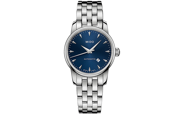 

MIDO Часы Women's Baroncelli Watch, Blue Dial Silver Strap