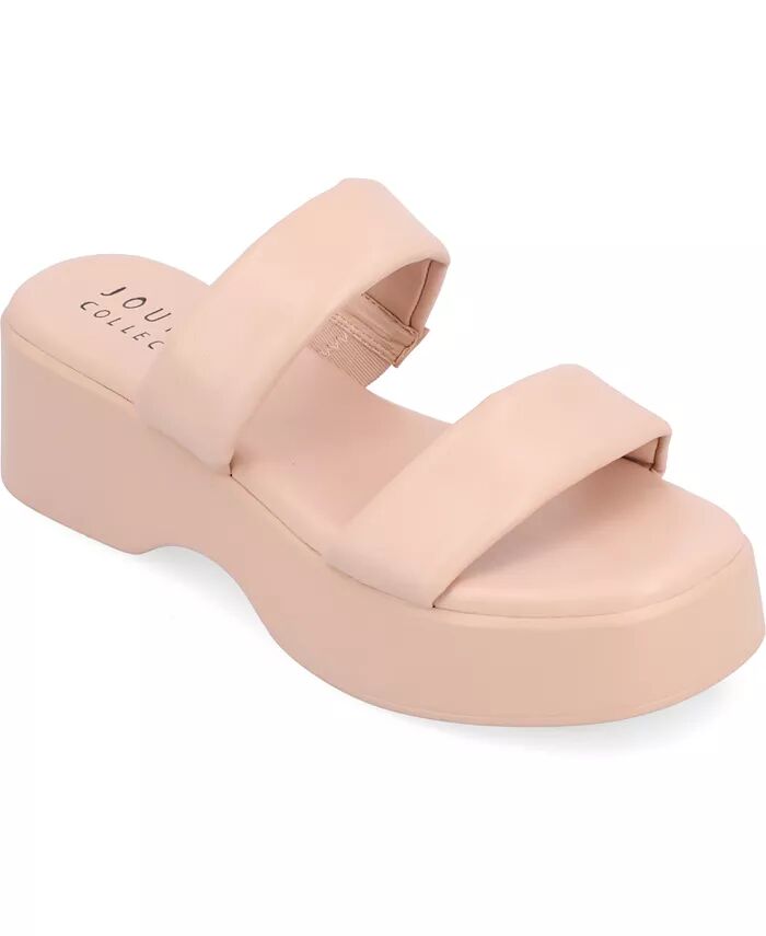 Женские босоножки Veradie на платформе Journee Collection, розовый