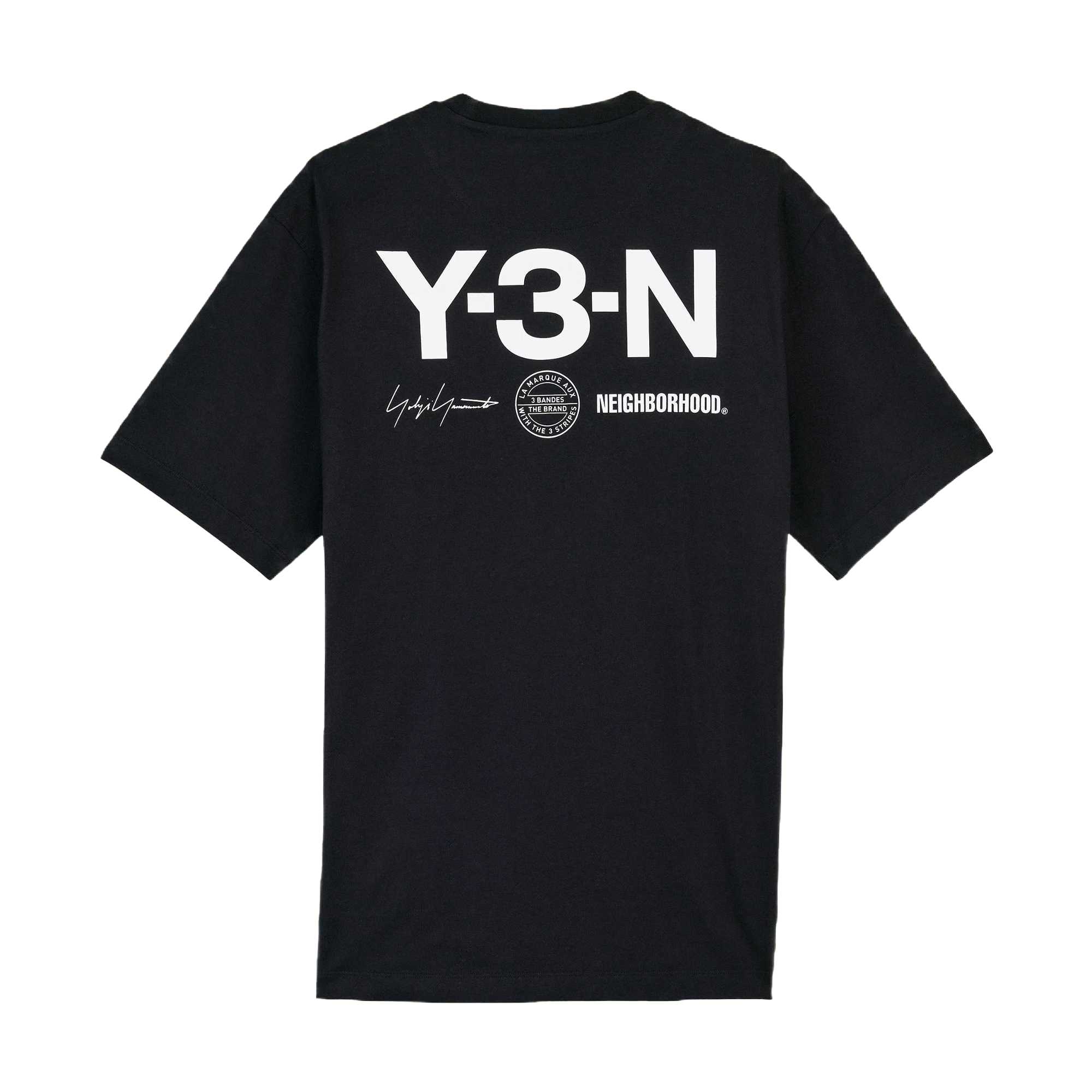 Футболка Y 3 X Neighborhood с принтом Y-3, черный — фото 3