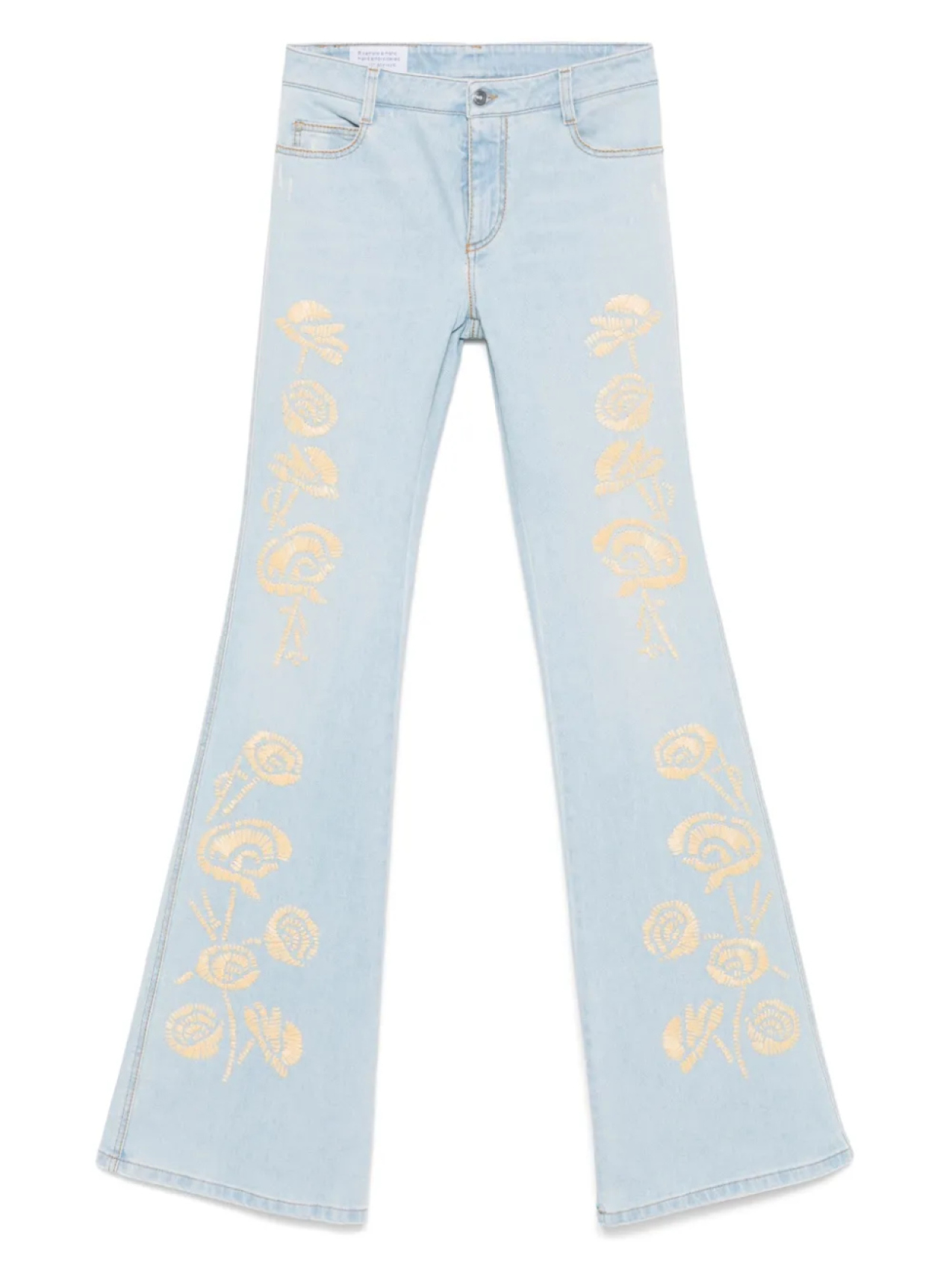 

Вышитые джинсы Ermanno Scervino, синий