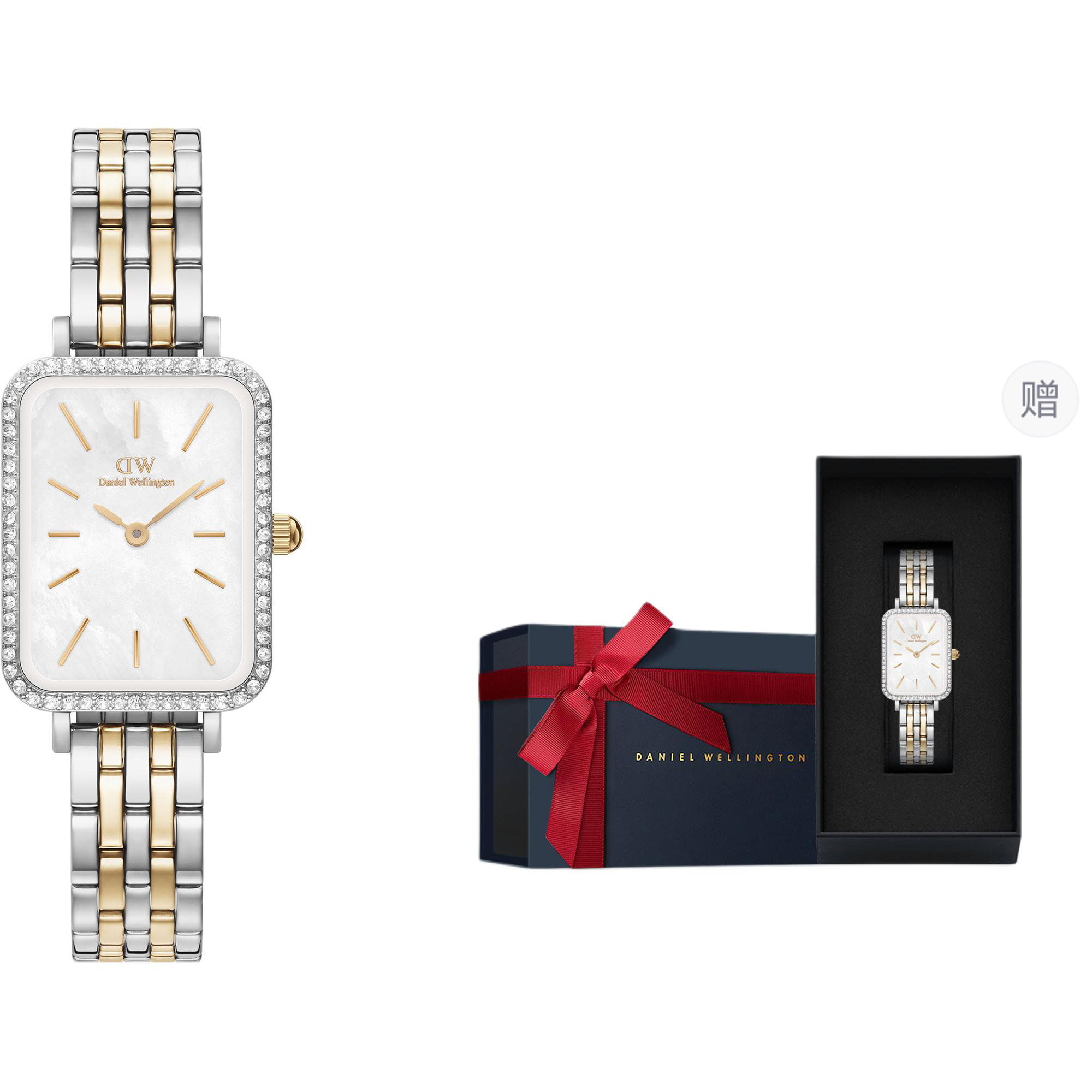 

DW/DanielWellington Часы Quadro 5-Link 26mm, Custom Box