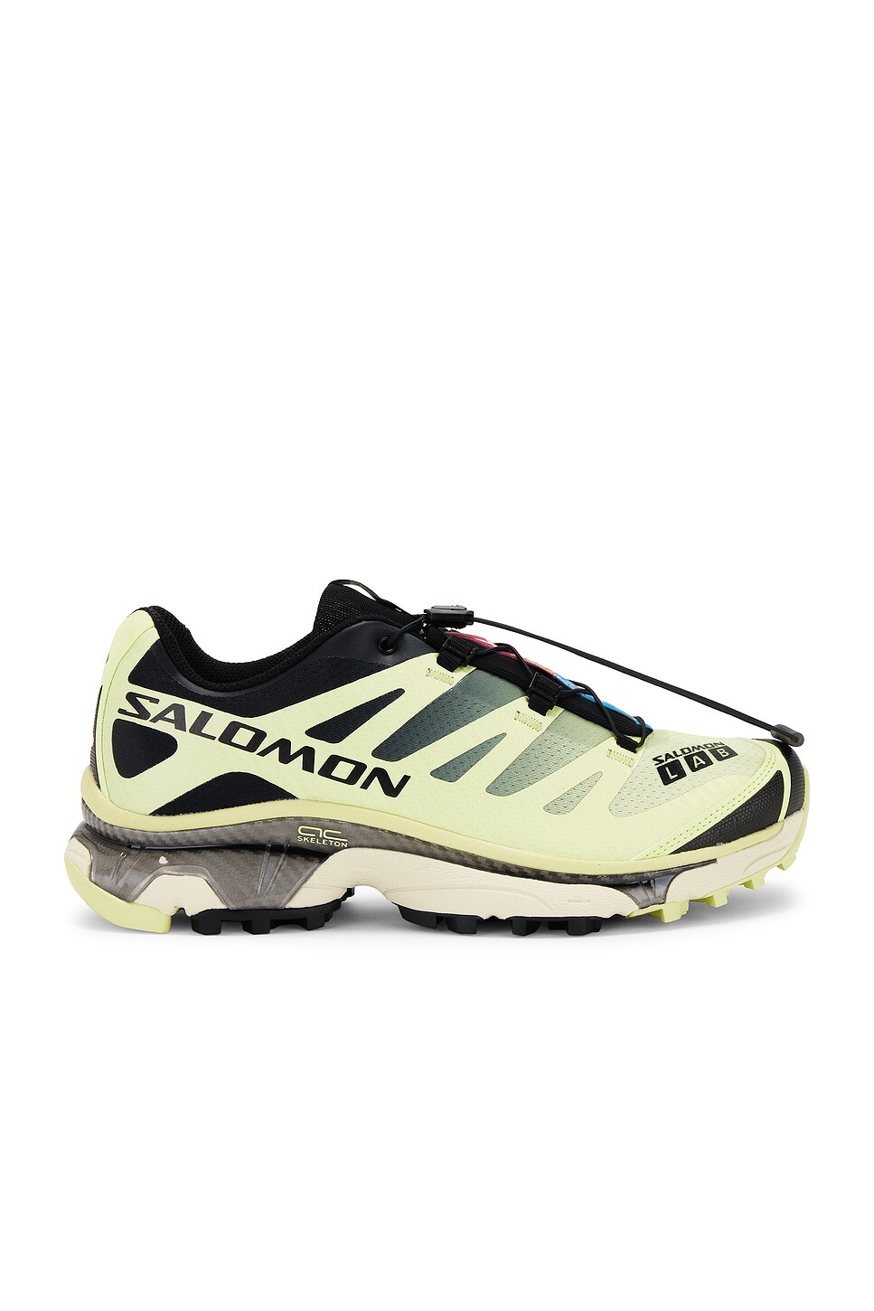 

Кроссовки женские XT-4 OG Salomon, цвет Sunny Lime, Black, & Transparent Yellow