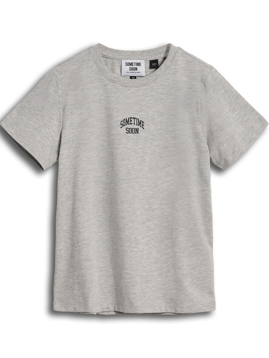 

Футболка SOMETIME SOON Empower, цвет mottled grey