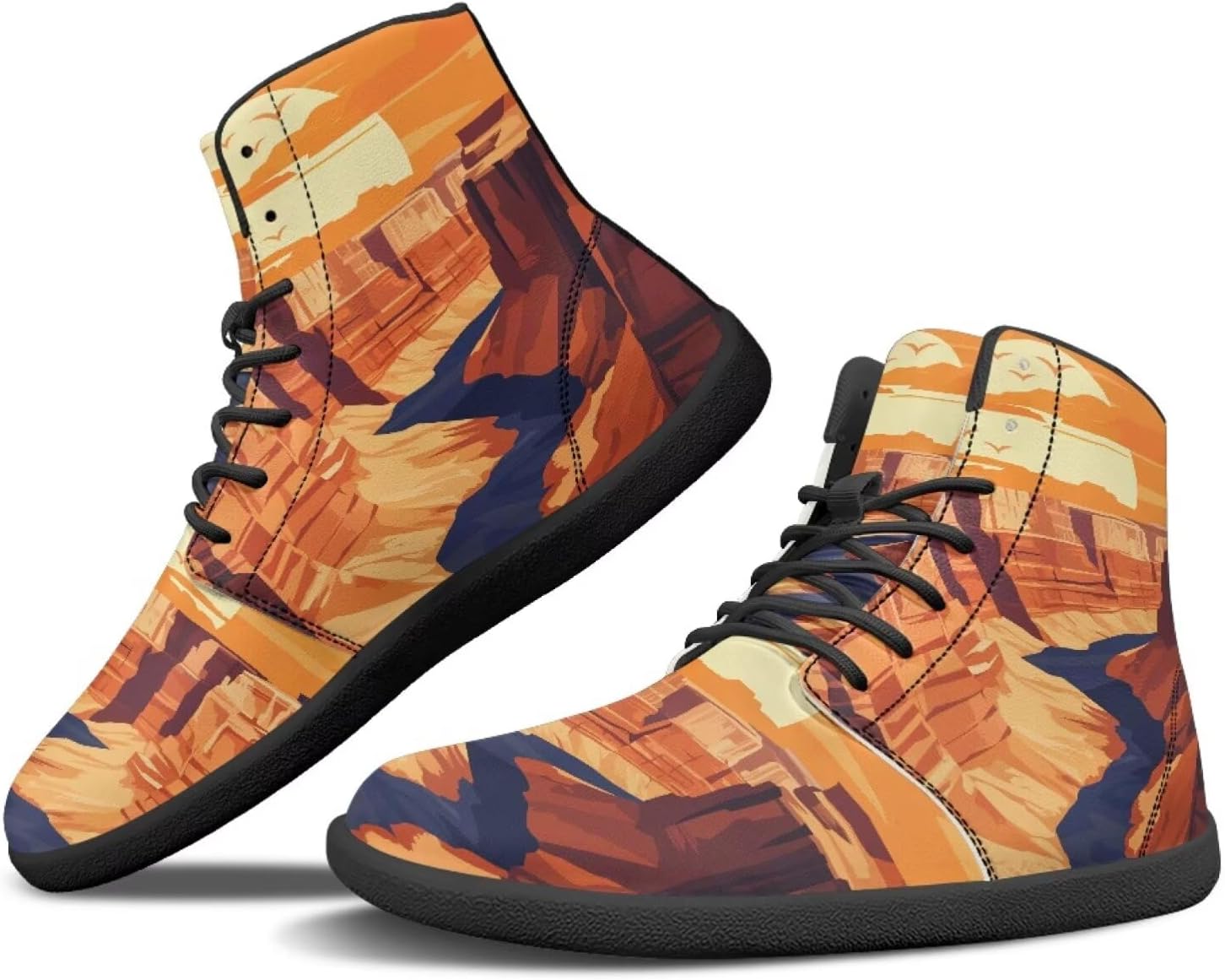 

Охотничьи ботинки Binienty Barefoot для мужчин и женщин, водонепроницаемые, из искусственной кожи, высокие, с поддержкой лодыжки, спортивная обувь, Desert Hills