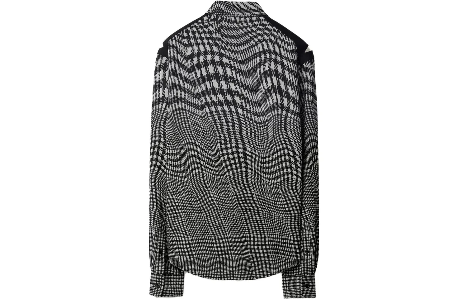 Рубашка мужская Burberry, черно-белый, стиль главной улицы, весна-осень — фото 4
