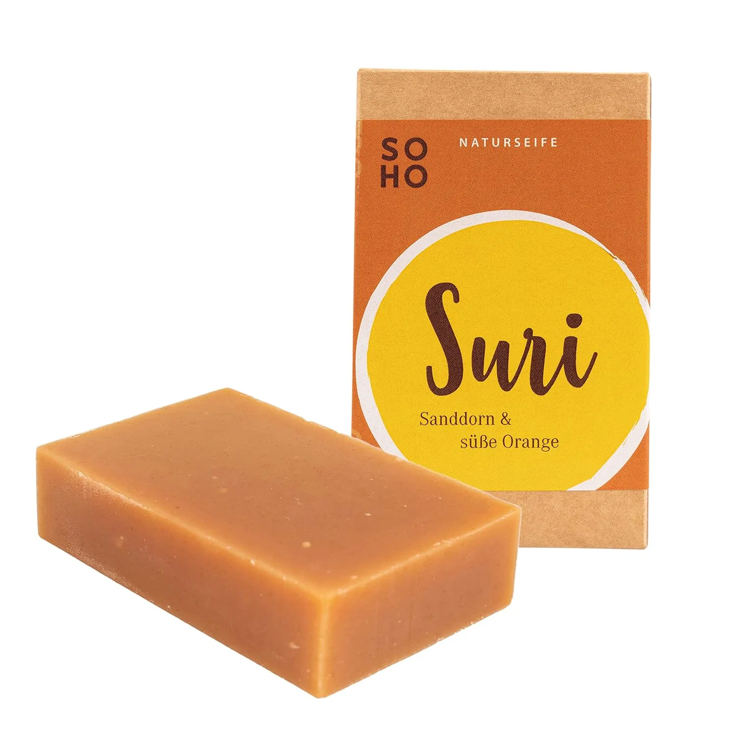 Твердое мыло для тела и рук «Suri» с облепихой и апельсином Soho Naturkosmetik — фото 3