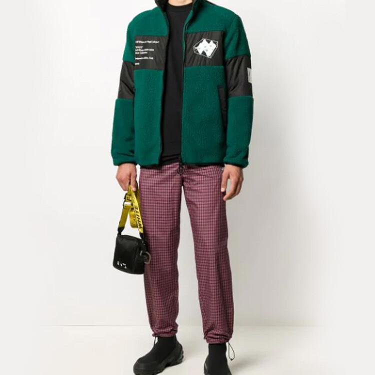 FW20 Куртка мужская зеленая Off-White, зеленый — фото 2