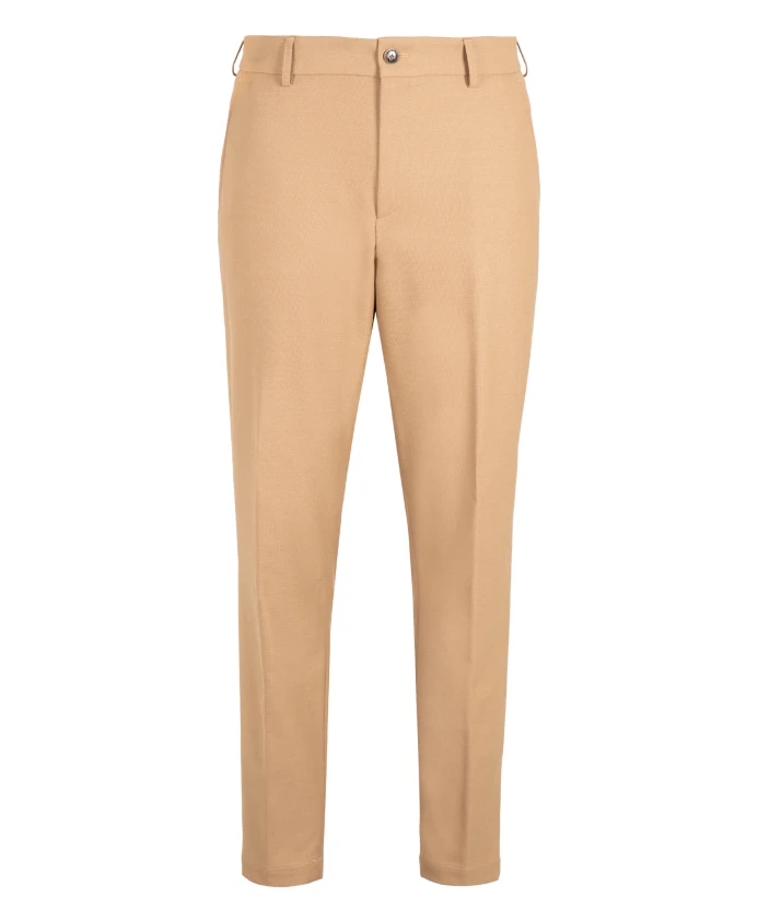 

Брюки из смесовой шерсти с карманами Hugo, бежевый