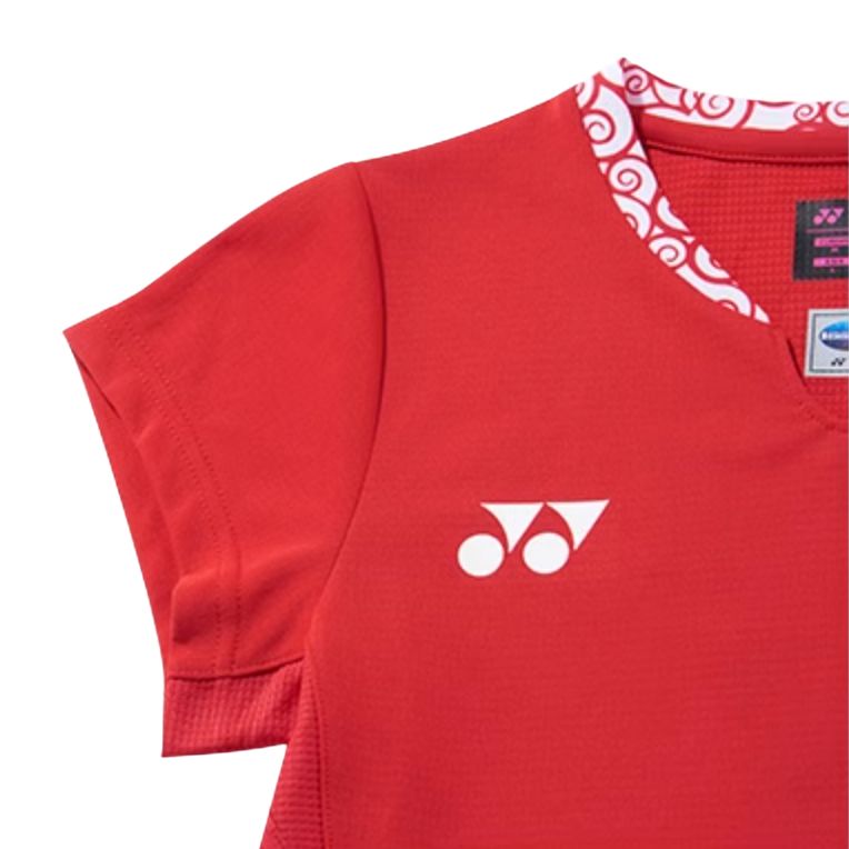 

Женское платье с короткими рукавами Diamond Red YONEX
