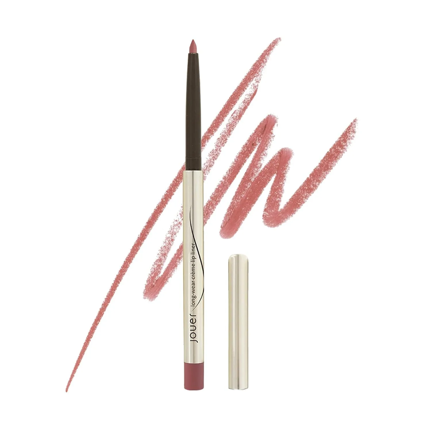 Jouer Bare Rose Lip Kit - блеск для губ и карандаш-дуэт, тонированный бальзам с маслом жожоба, Bare Rose- Lip Balm & Liner Duo — фото 3