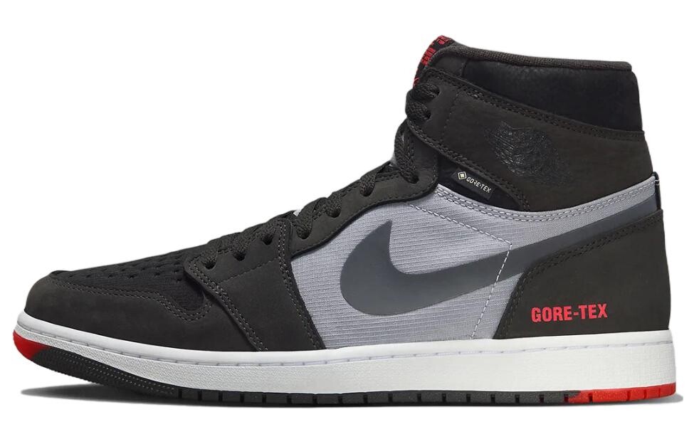 

Jordan Air Jordan 1 винтажные баскетбольные кроссовки мужские, Core Black/Solid Gray/Flash Red