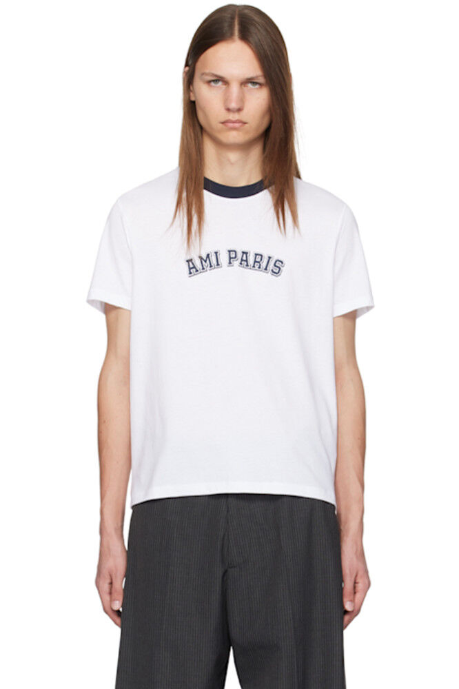 

Белая футболка «Ami Paris»