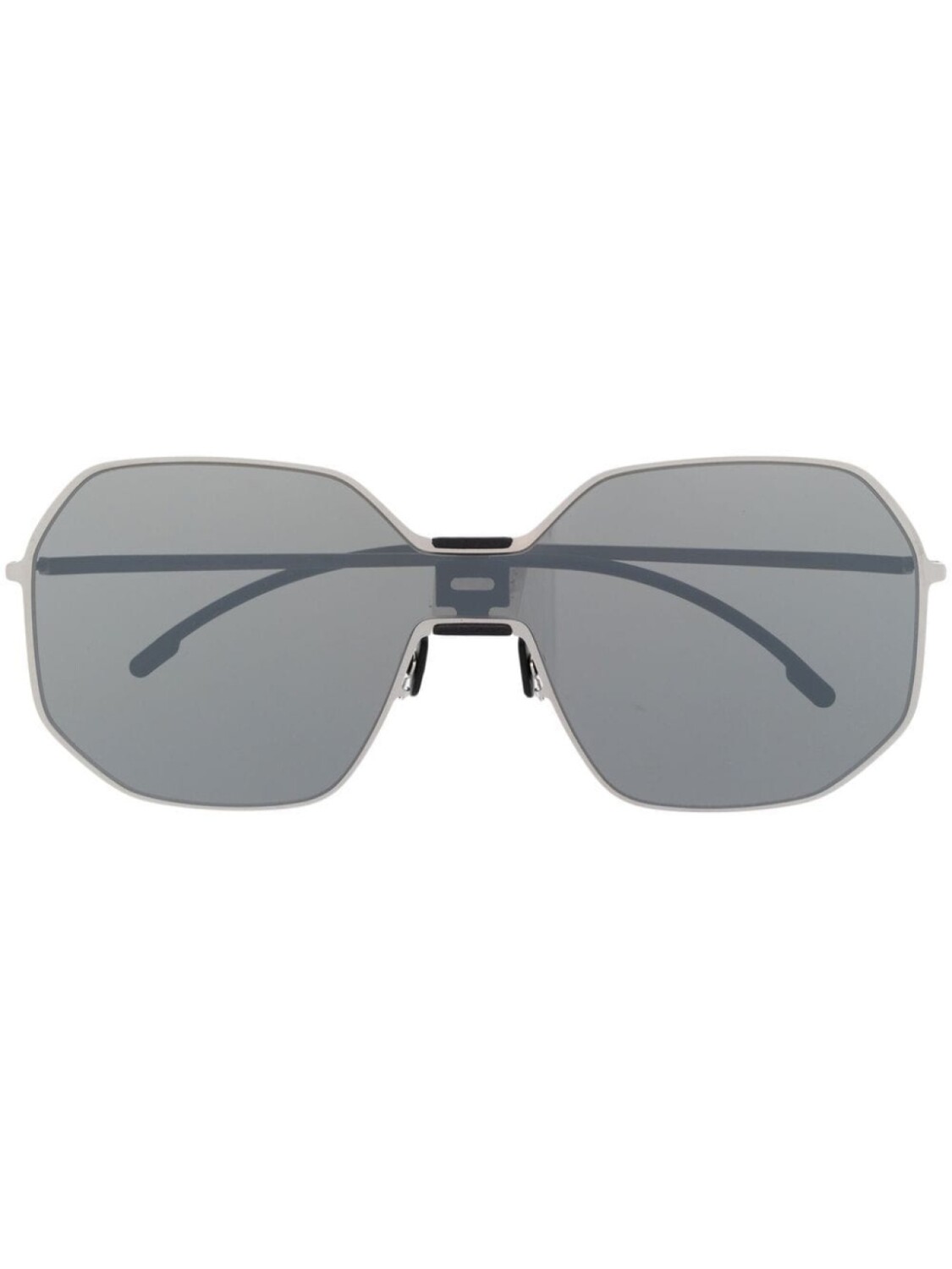 

Солнцезащитные очки в массивной оправе Mykita, серый