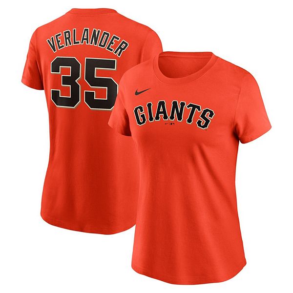 

Футболка женская Justin Verlander San Francisco Giants с именем и номером Nike