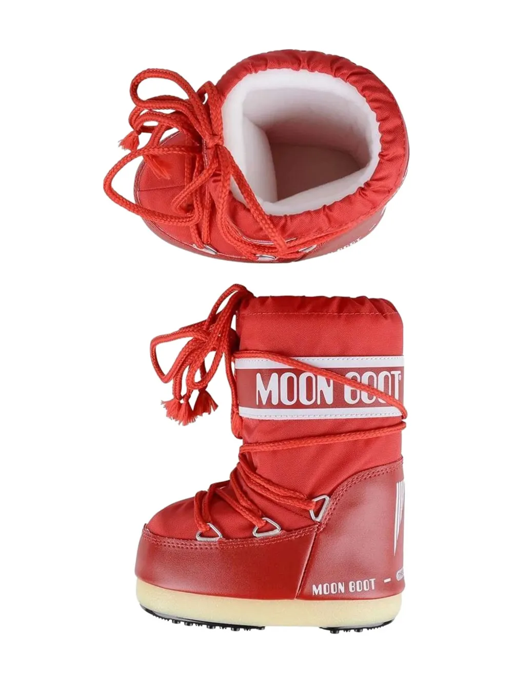 Зимние ботинки с логотипом Icon Moon Boot Kids, красный — фото 4