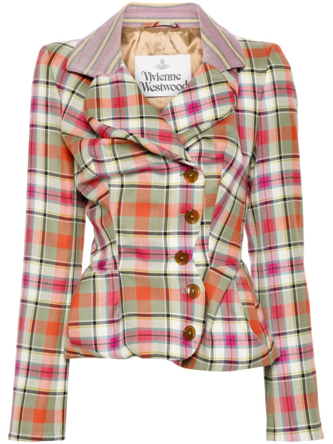 

Vivienne Westwood блейзер Drunken, мультиколор